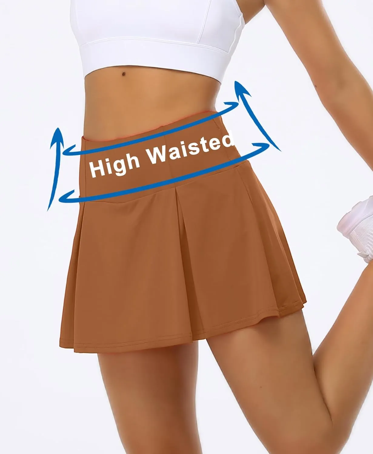 Women's Active Performance Skort Lightweight Skirt for Running Tennis Golf Workout Sports