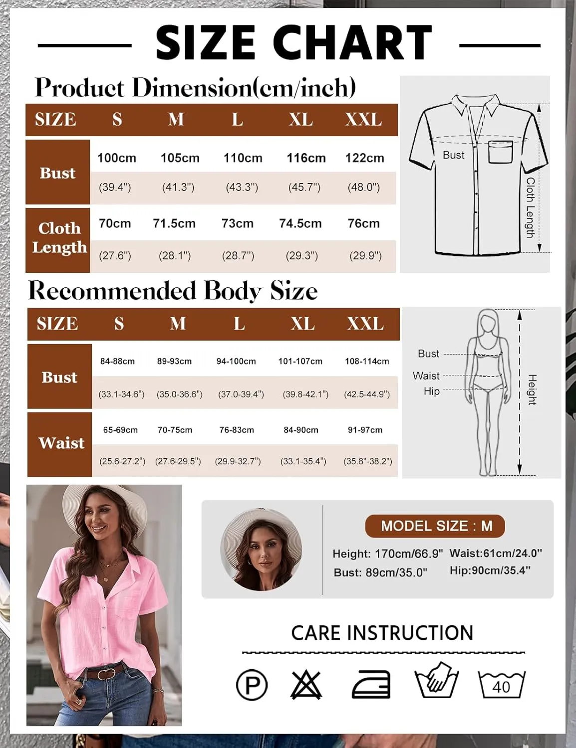 Womens Button Down Shirts Cotton Summer Tops V Neck Short Sleeve Shirt Collar Blouse Casual Plain Tshirt Work Tops