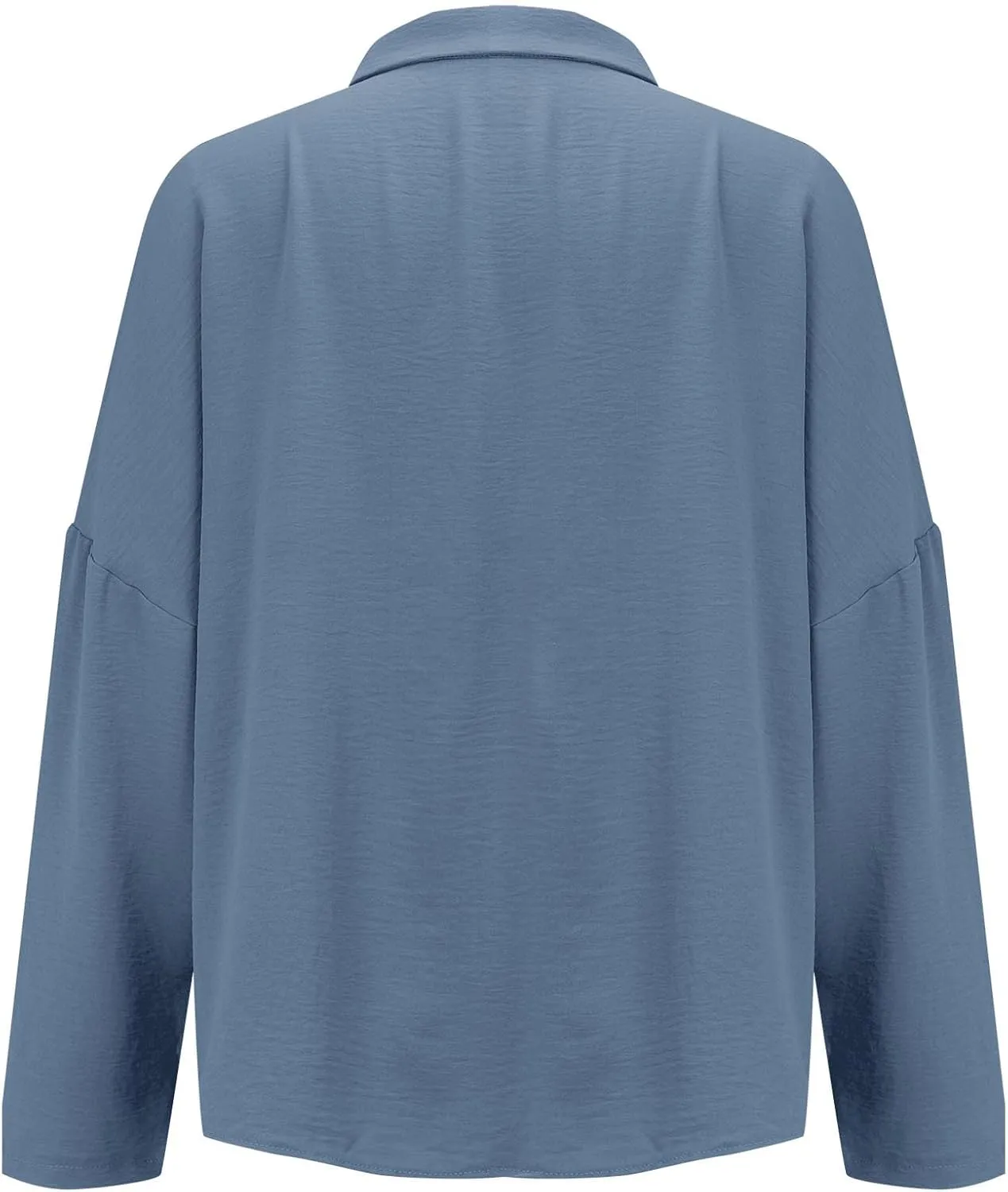 Womens Casual Shirts Cotton Linen Loose Singel Breasted Lapel Solid Business Blouse Daily Fashion Long Sleeve Shirts