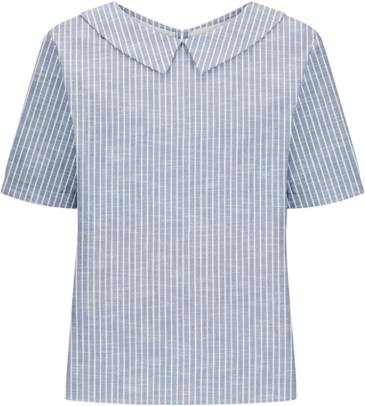 Womens Cotton Linen Short Sleeve T Shirts Casual Ruffled Trim Blouses Summer Cute Solid Tops Tunic Tee