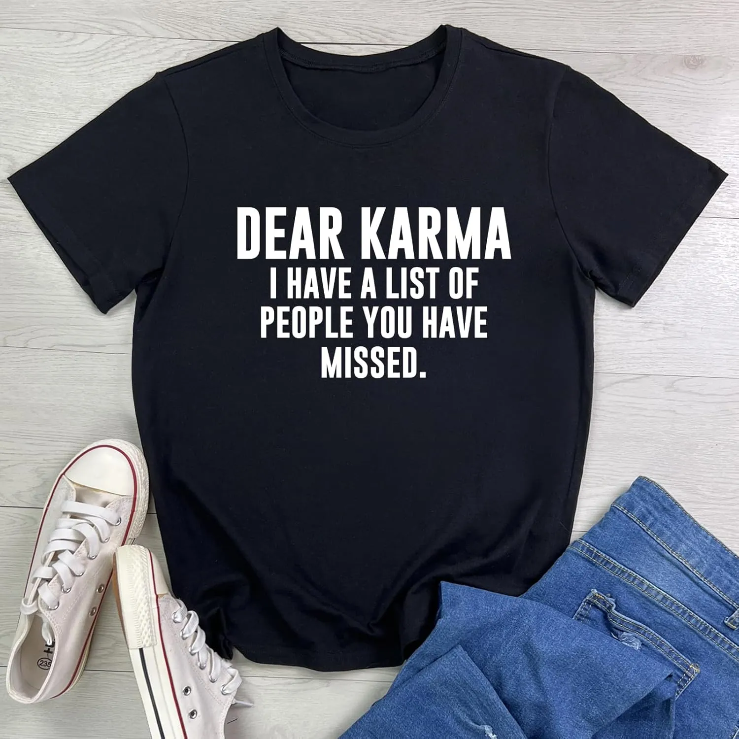 YITAN Women Dear T-Shirt Printed Crewneck Cute Graphic Tees