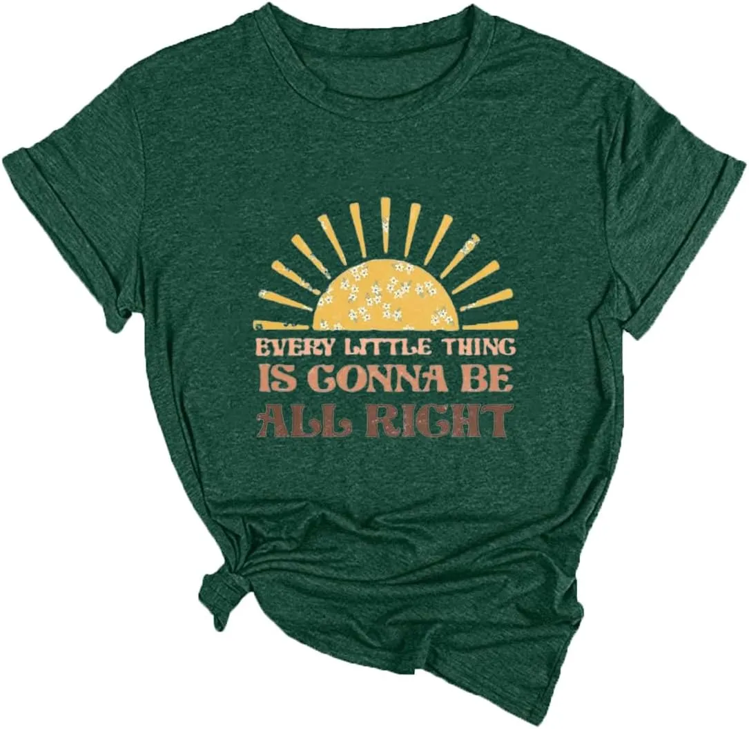 Ykomow Vintage Graphic Tees for Women Teacher Country Music Shirts Cute Faith T Shirts